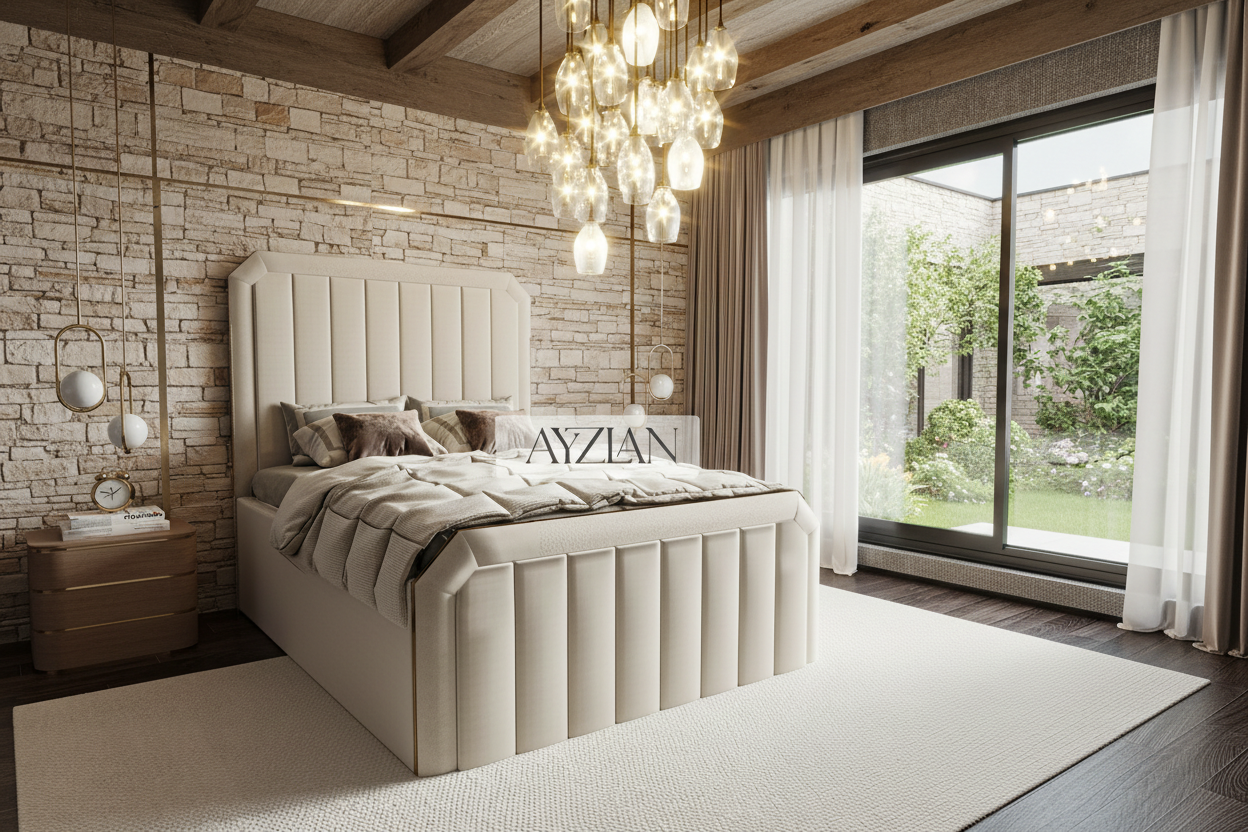 Evelyn Stripe Elegance Bed