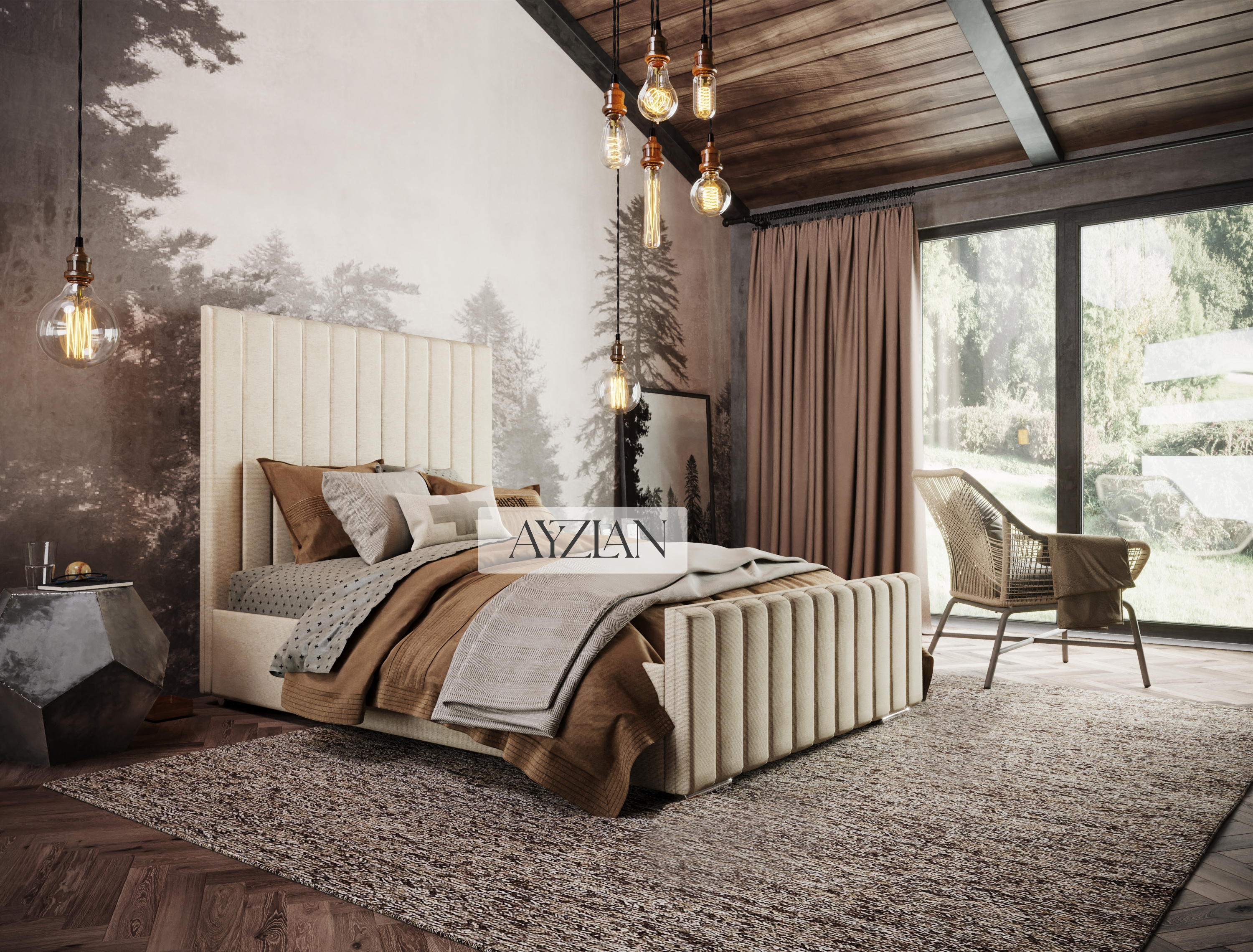 Linear Panel Bed