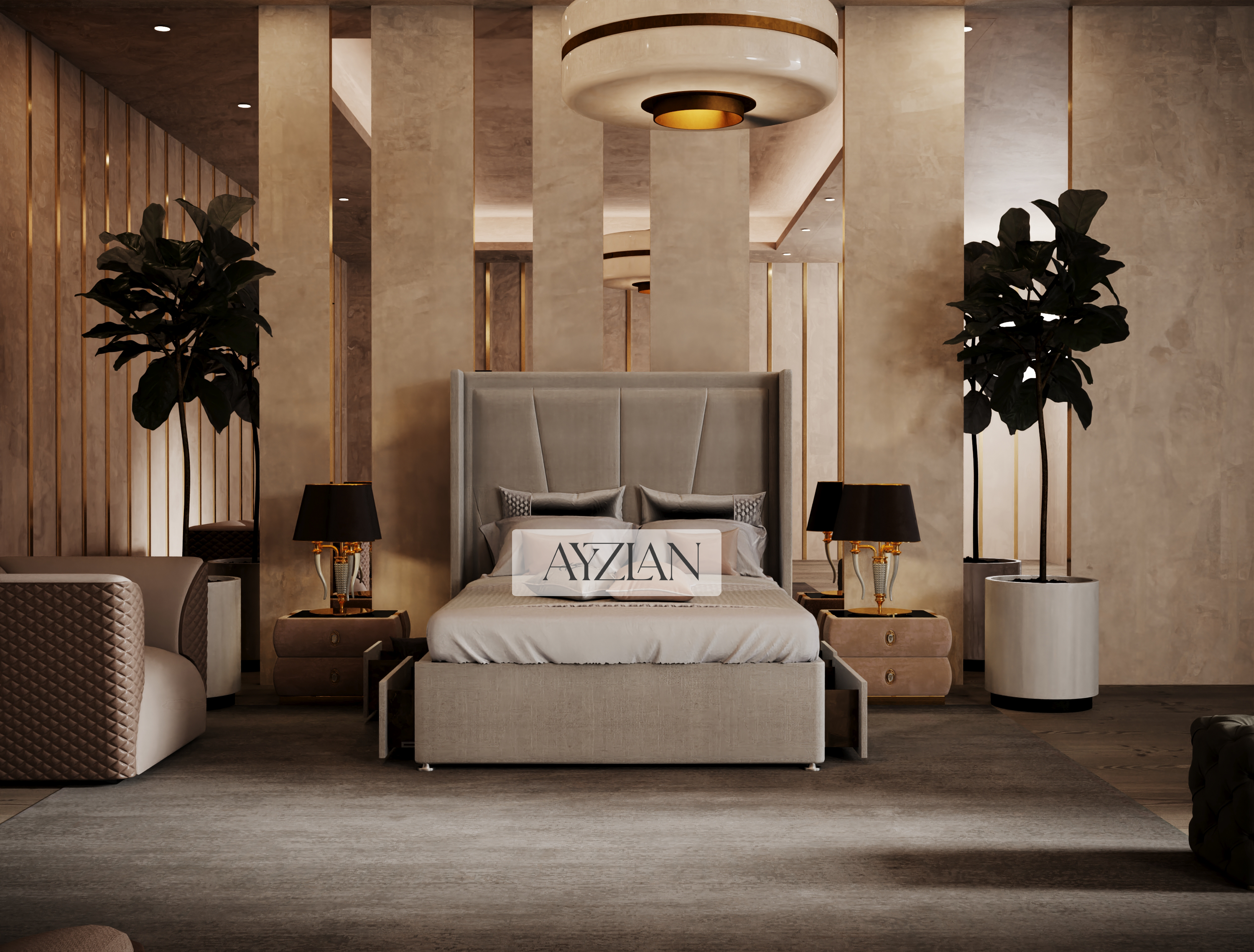 Prada Winged Drawer Storage Divan Bed