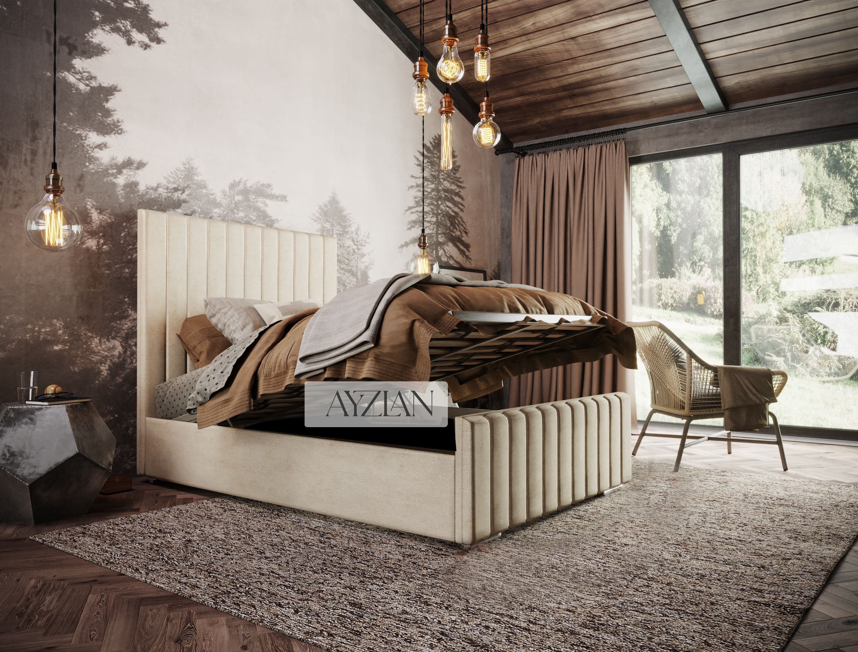 Linear Panel Bed
