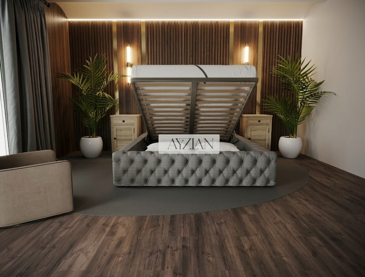 Daisy Thick Round Winged Bed