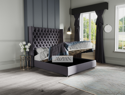 Beverly Curve Wingback Winged Bed