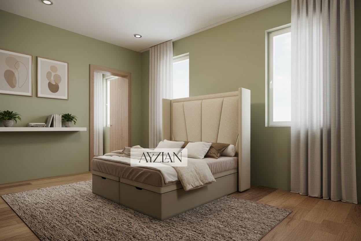 Avon Winged Divan Ottoman Storage Bed