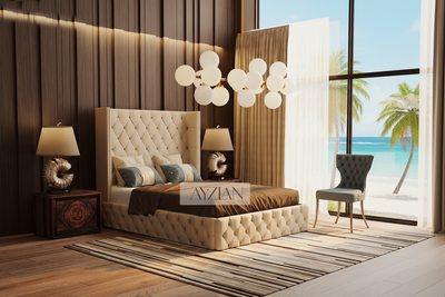 Hail Curve Winged Designer Bed