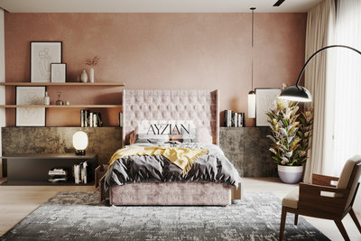 Ramy Classic Winged Divan Drawer Storage Bed