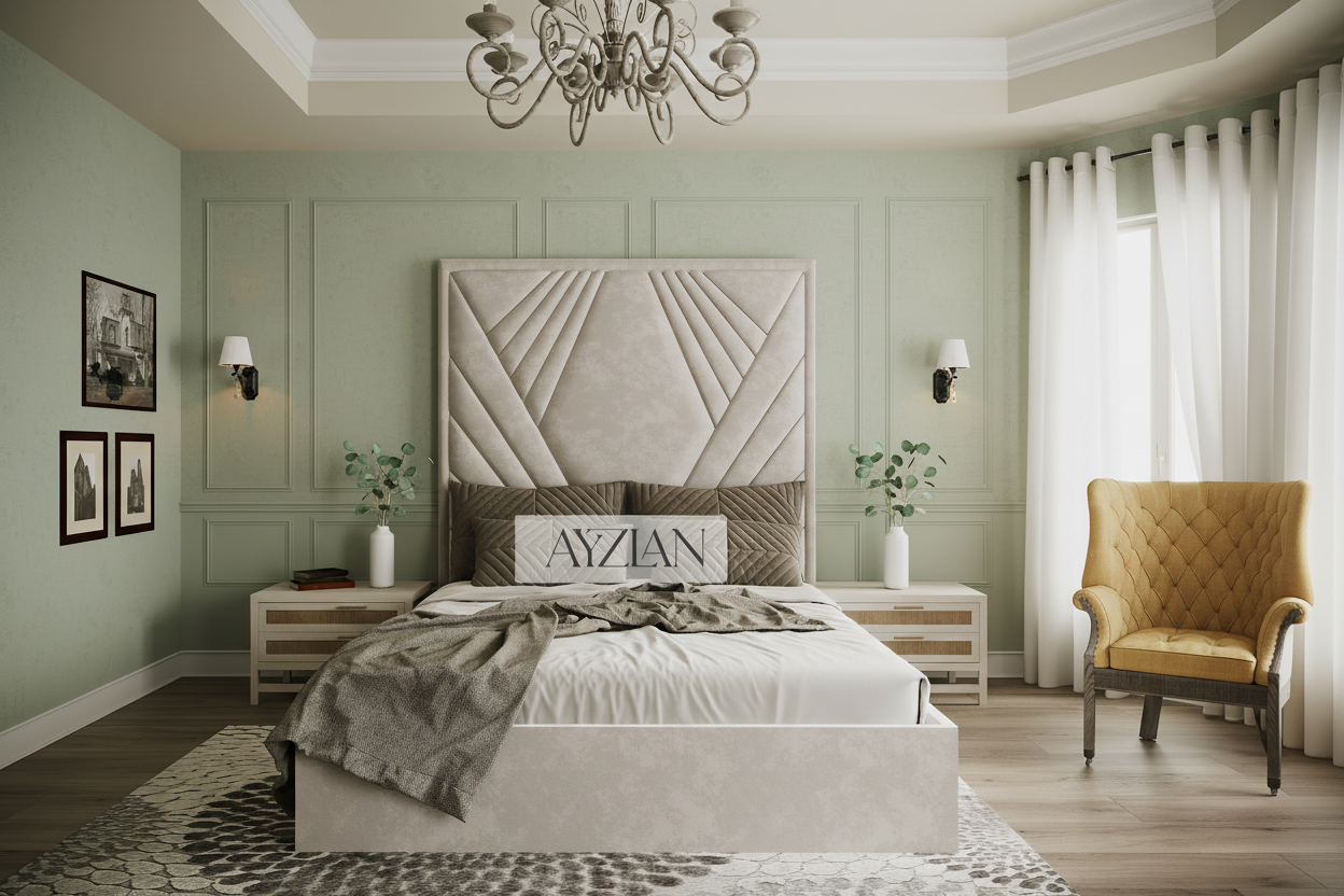 Gemma Art Deco Bed