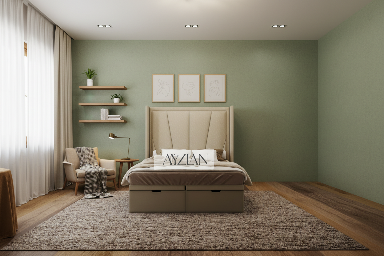 Avon Winged Divan Ottoman Storage Bed