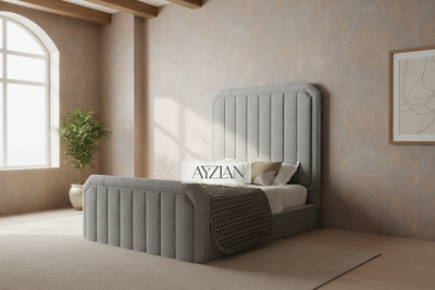 Wynn Panelled Stripe Edge Bed