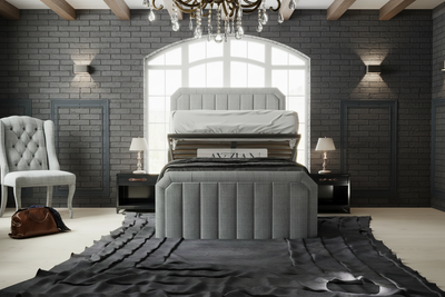 Wynn Panelled Stripe Edge Bed