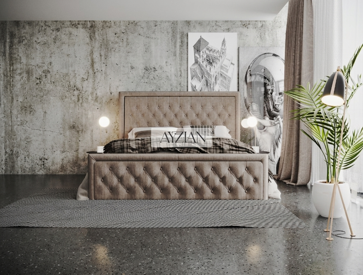 Bumber Square Chesterfield Bed