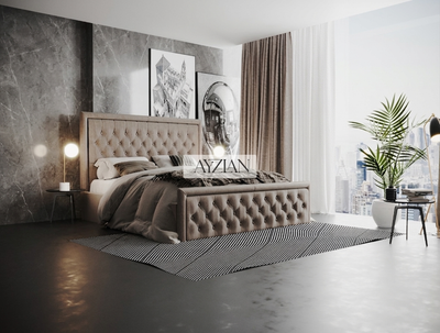 Bumber Square Chesterfield Bed