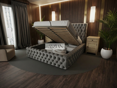 Daisy Thick Round Winged Bed