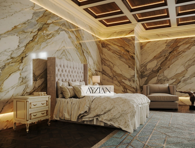 Elba Chesterfield Upholstered Wingback Bed